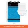 NU: Notebooks - Craze Cloud Range - A7 Blue Notebook