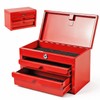 JACK BOSS Mini Tool Box with Two Drawers and Lockable