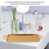 Serving Tray Gold Retro Light Luxury Oblong Water Cup Tea