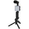 Smartphone Video Kit Tripod Mobile Phone Clip Fill Light Microphone
