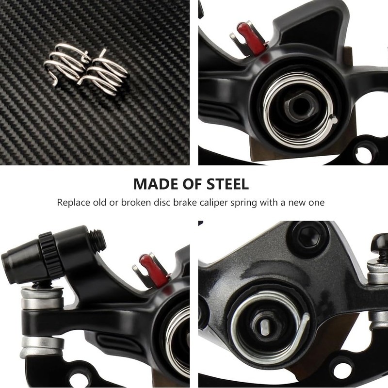BESPORTBLE 2 pcs Brake Spring Caliper Springs Return Spring Disc