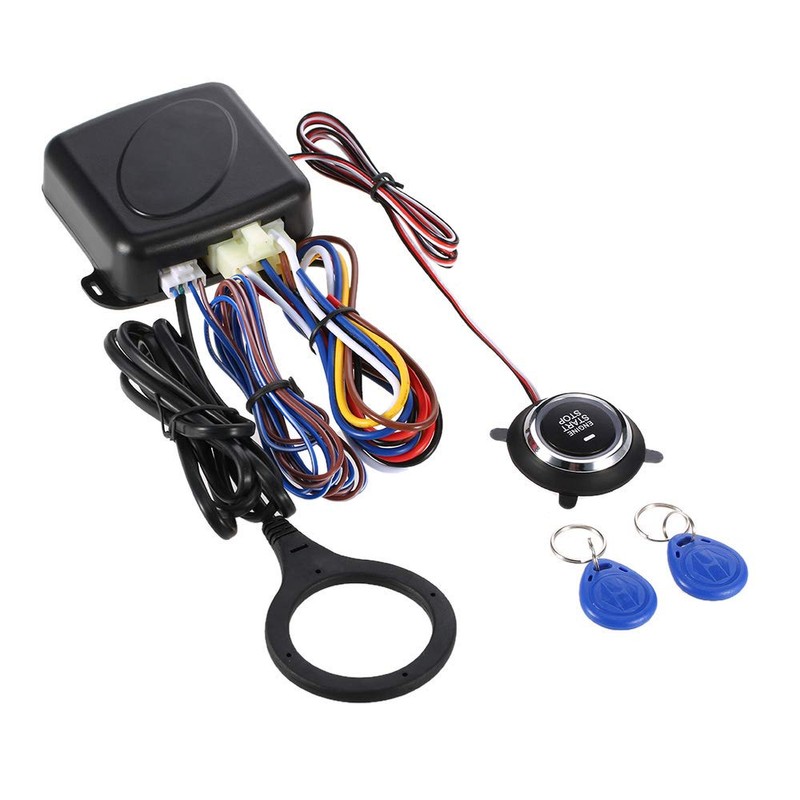 Qook Car Alarm Engine Lock Ignition Switch Keyless Entry System