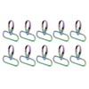 10PCS Keychain Hook 360° Rotation Fine Workmanship Alloy Materials Light