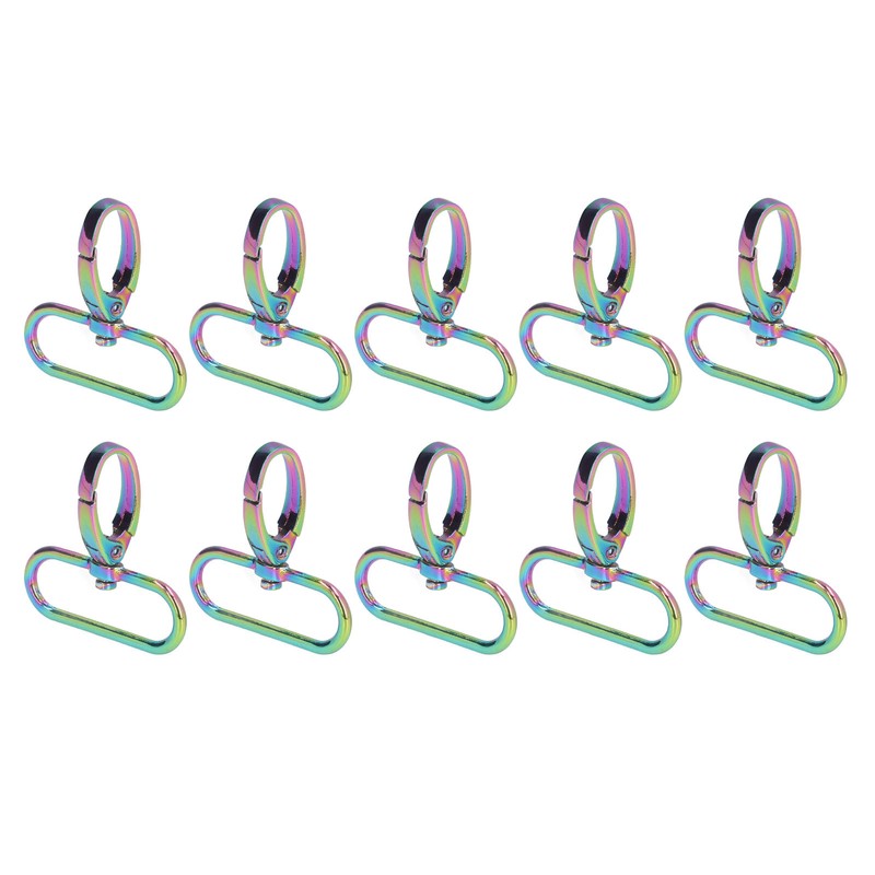 10PCS Keychain Hook 360° Rotation Fine Workmanship Alloy Materials Light
