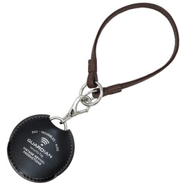 [Vintage Revival Productions] GUARDIAN Security Tag, Smart Tracker, Not Only Lost Prevention, Theft Prevention, Move Alerts, Can Find Your Smartphone, Multi-functional, Bag Charm, Leather, Women's,
