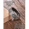 Celtic Knot Rings 925 Sterling Silver Wedding Band Rings for