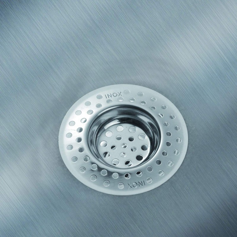 Westmark 2 Abfluss-Siebe/Ausgussfilter, ø 7 cm, Rund, Edelstahl, Silber, 52082270
