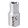PROXXON No. 83714 Socket 1/4" 0.2 inch (6 mm)