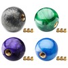 Lotcesfun Shift knob Round Ball Marble Style Universal for Manual