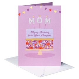 American Greetings Mom Birthday Card from Daughter (A Wonderful Mom)