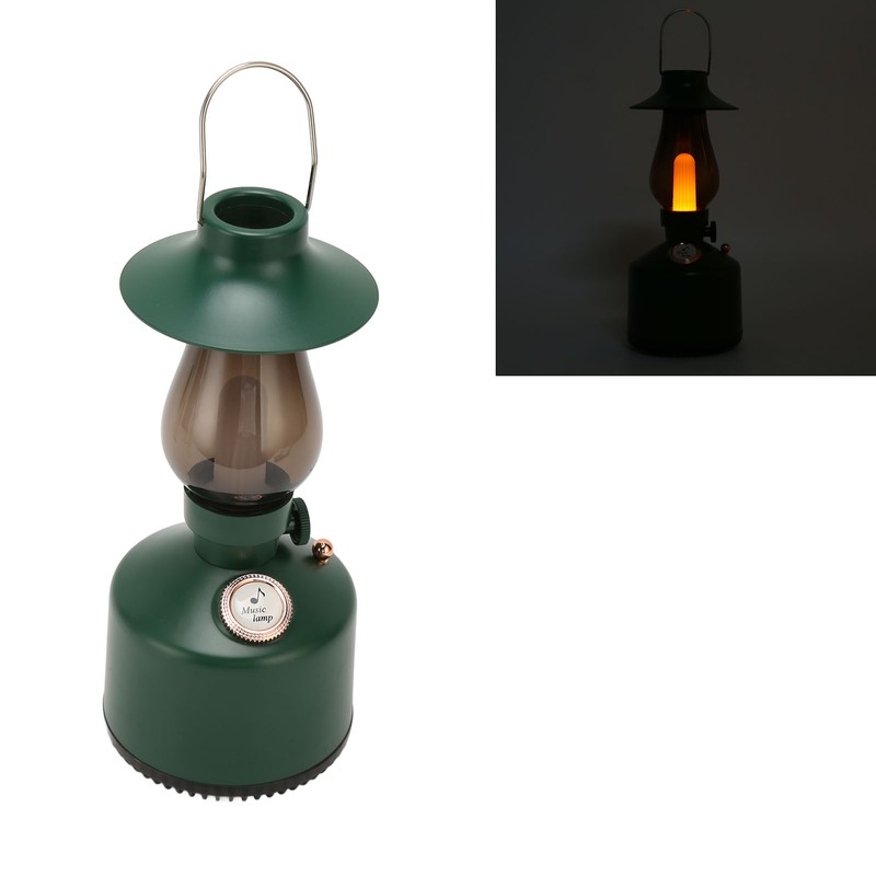 Bluetooth Speaker Lamp Retro Dimmable Candlelight Ambient Lighting Effect Bedside