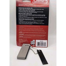 Coleman Magnesium Block Flint Fire Starter Striker Lighter Survival Camping Gear