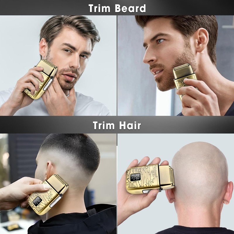 Dumite Electric Shavers for Men,3-Speeds Electric Razor,Head Shavers for Bald