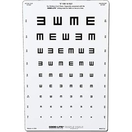 Tumbling E Wide-Spaced Distance Chart
