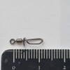 FISHIN ADDICT Snap Link Fishing Swivels, Barrel Interlock Clip Black