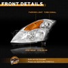 WEELMOTO Headlights Compatible with 2007-2009 Nissan Altima 4Dr Sedan Headlight