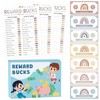EZdhuawuse Reward Bucks Charts for Kids - Christmas Gifts 633P