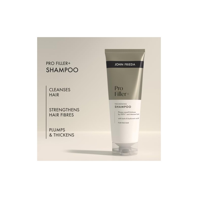 John Frieda PROfiller+ Thickening Shampoo 250ml. Fine Hair Care with