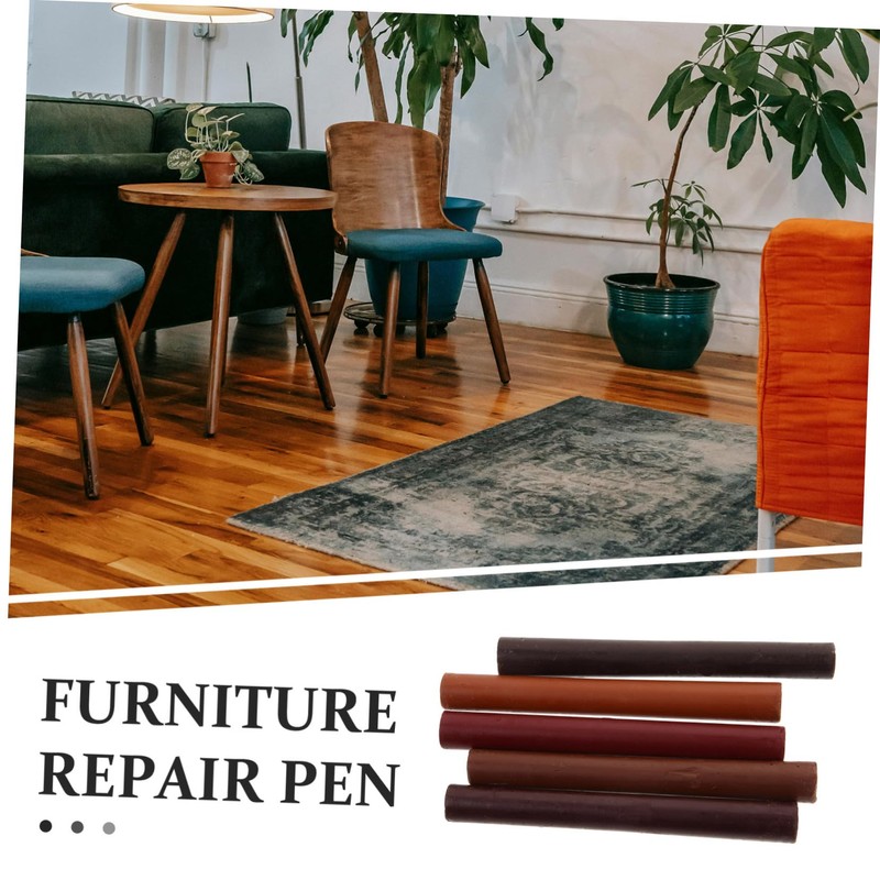 Gadpiparty 5Pcs Furniture Repair Pens Hardwood Floor Repair Stains Touch