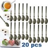 Buystarget 20pcs Teaspoons Set Stainless Steel Tea Spoons Food Grade