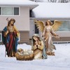 Kigley 4 Pcs Christmas Outdoor Nativity Set 4 ft Large