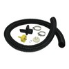 Algreen 81052 Rain Barrel Deluxe Diverter Kit Black