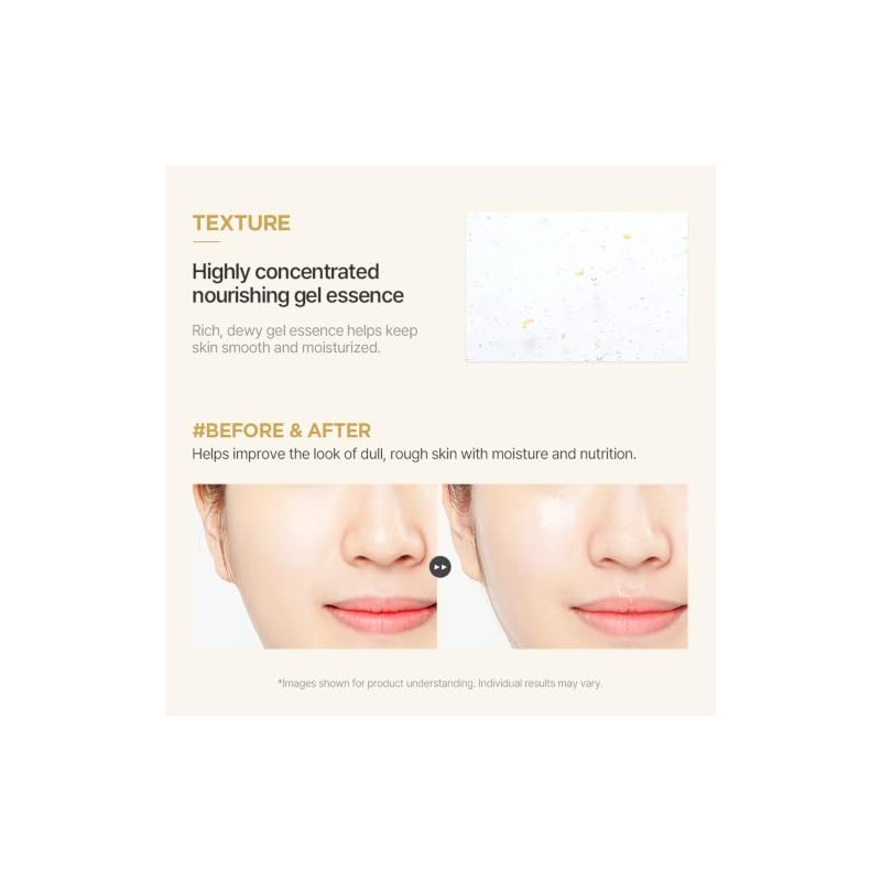 JMsolution Mascarilla Nutritiva Active Golden Caviar - Mascarilla Facial Coreana
