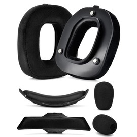 A50 Gen 3 Mod Kit - defean Replacement Earpads and Headband Compatible with Astro A50 Gen 3 Headset,Ear Cushions, Upgrade High-Density Noise Cancelling Foam, Added Thickness (Black Velour)