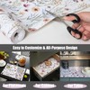 Floral Shelf and Drawer Liner for Kitchen Cabinets,12IN x 20FT