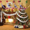 Dinghaole 8 pcs christmas ceiling decorations,Colourfull Christmas Hanging Decorations for