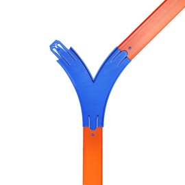 ARSUNOVO Racetrack Connectors Compatible with Hot Wheels,Hotwheels Track Builder,Booster,Curved Track Pieces,Y Shape 1 Packs