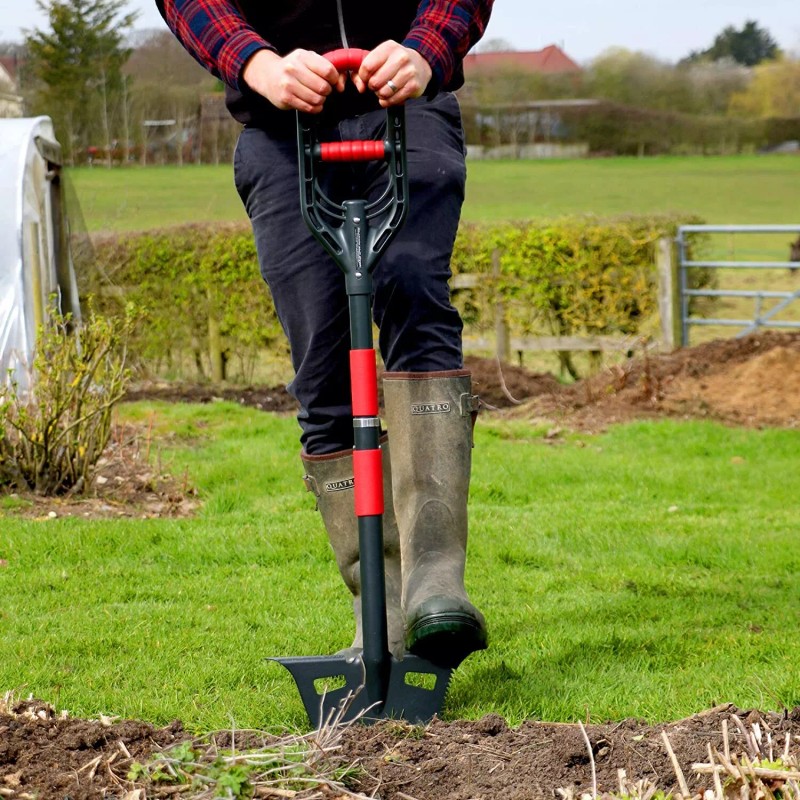 Roamwild Multi-Digger Garden Edger – With Soft Dual Grip -