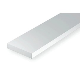 Evergreen Styrene Strip 0.40 x 1.0mm (.015 x 0.040")