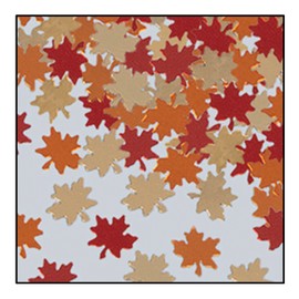 Fanci-Fetti Autumn Leaves (copper, gold, red) Party Accessory  (1 count) (1 Oz/Pkg)