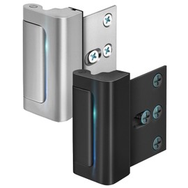 Home Security Door Reinforcement Lock: Metal Door Locks for Front Door Locks for Kids Safety Child Proof Door Latch for Top Inside Deadbolt Lock Home Defender Guard Flip Extra Lock Withstand 800 lbs