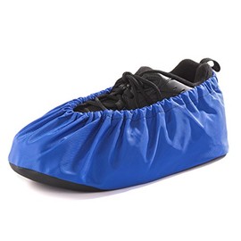 Reusable Shoe Boot Covers Made USA Washable Non Skid Lab Tested Contractors Homeowners Booties (Medium, Royal Blue)