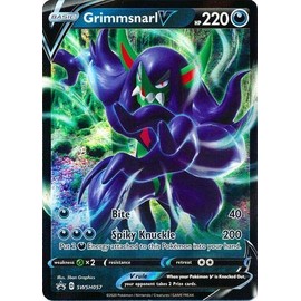 SWSH Grimmsnarl V Black Star Promo Trading Card by Pokémon