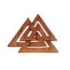 Windalf Valknut Handmade Wall Decoration 24 cm Viking Wotans Knot
