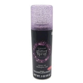 Orchid Sparkle Purple Glitter Spray Temporary Hair Color 3 oz. Spray on - Wash Out!
