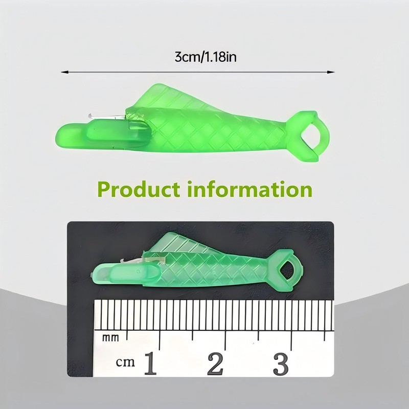 10 Pcs Needle Threaders for Sewing Machine – Automatic Fish