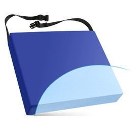 NYOrtho Wheelchair Seat Cushion – Firm, Non-Slip, Water-Resistant Seat Cushion for Pressure Relief – Ideal for Wheelchairs, Office Chairs, and Car Seats 20" x 16" x 2"