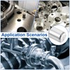 sourcing map 50Pcs 5mm x 14mm Dowel Pins 304 Stainless