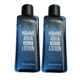 Purederm Pretti Purederm Homme Aqua Water Lotion 150ml 2 pieces, 1 piece / 프레티 퓨어덤 옴므 아쿠아 워터 로션 150ml 2개, 1개