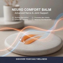Nerve 3X Balm,Muscle and Joint Balm, Joint & Muscle Soothing Cream with Arnica Oil, Camphor Blue & Chamomile Extract | Herbal Cooling Ointment for Daily Body Comfort & Care