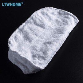 Ltwhome Washable Microfibre Pad Suitable for Bissell 1867 Steam Mop Model 3255 (Pack of 6)