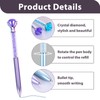 4 Pack Crystal Diamond Pen, Sparkly Ballpoint Pens with Blue