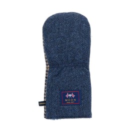 Marushin Golf Headcover UK MOON Cobalt Herringbone Beginner 0415007300