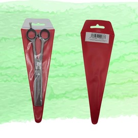 EHASO langlebige, doppelseitige Effilierschere, 17cm mit 30er Zahnung