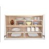 Shelf Organizer 4 Piece - Extendable - White- Smart Design