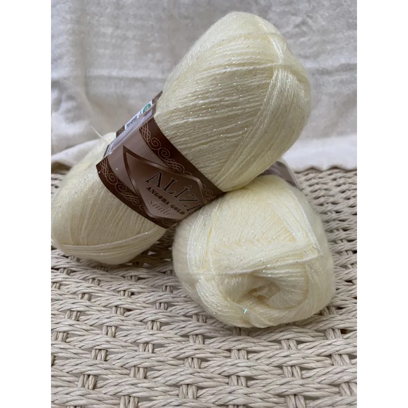 Estambre Angora Gold Simli Paq C/2 Pzas De 100g Elige